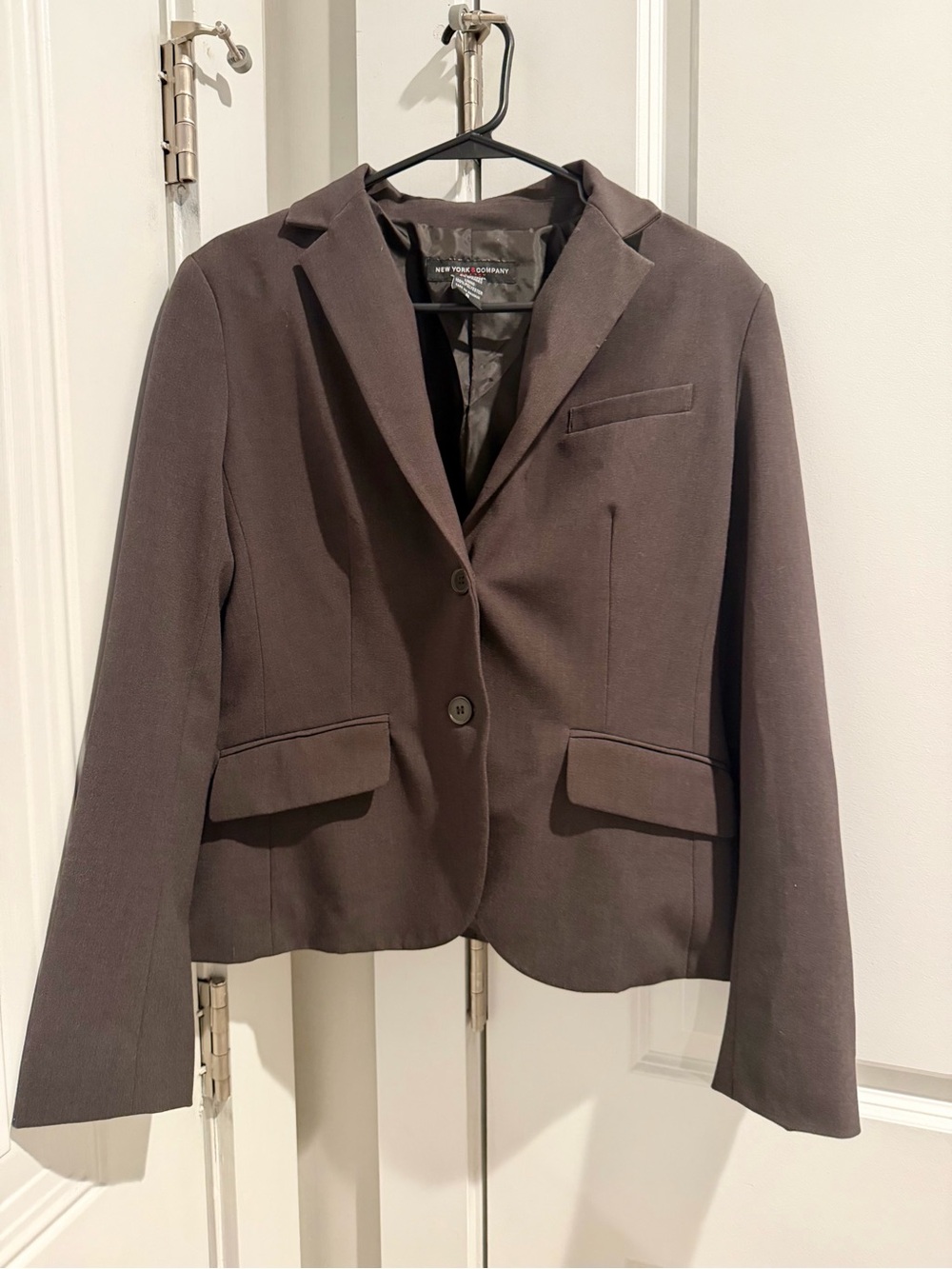 New York & Company Dark Brown Tailored Women's Blazer